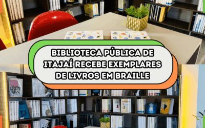 Biblioteca Pública de Itajaí recebe exemplares de livros em braille