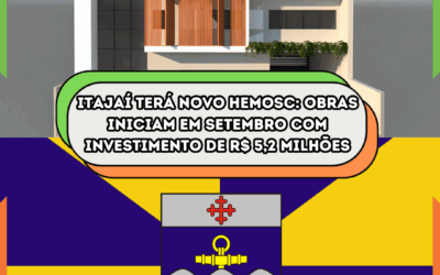 Itajaí terá novo Hemosc: obras iniciam em setembro com investimento de R$ 5,2 milhões