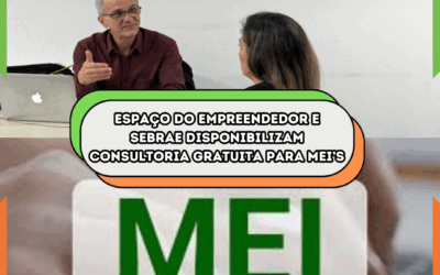 Espaço do Empreendedor e Sebrae disponibilizam consultoria gratuita para MEI’s