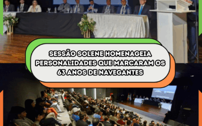 Sessão solene homenageia personalidades que marcaram os 63 anos de Navegantes