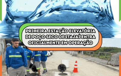 Primeira Estação Elevatória de Poço Seco de Itajaí entra oficialmente em operação