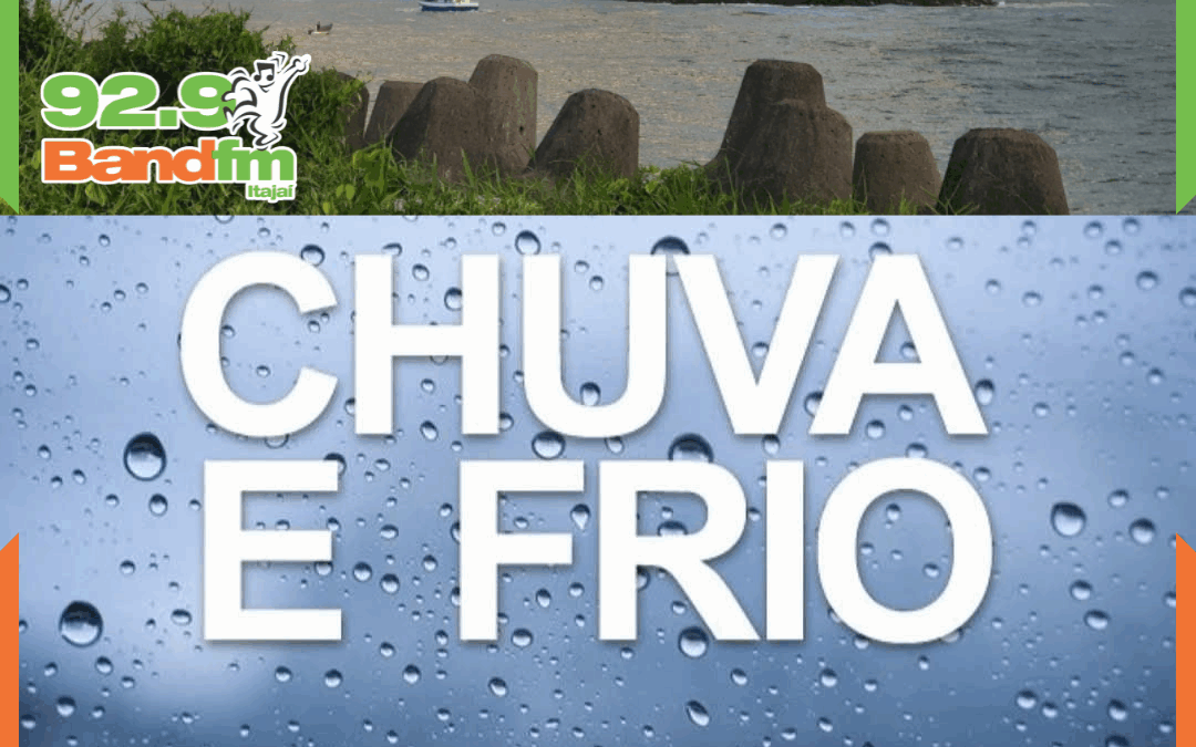 Semana terá tempo instável e temperaturas baixas em Itajaí