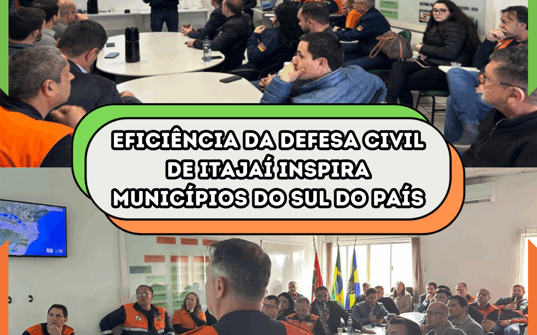 Eficiência da Defesa Civil de Itajaí inspira municípios do sul do país