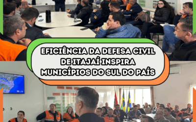 Eficiência da Defesa Civil de Itajaí inspira municípios do sul do país