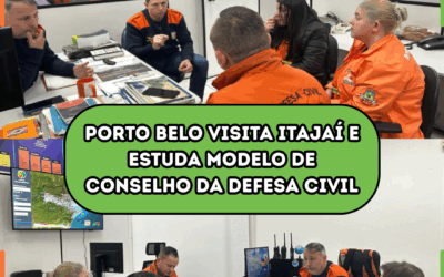 Porto Belo visita Itajaí e estuda modelo de conselho da Defesa Civil
