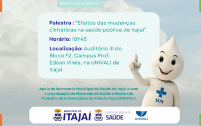 Itajaí sedia fórum internacional sobre os impactos das mudanças climáticas na saúde da população
