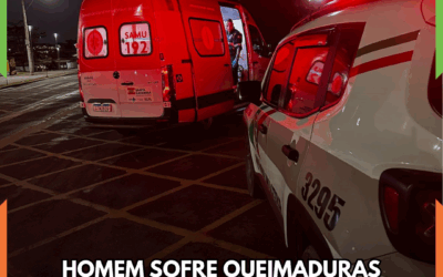 Homem sofre queimaduras graves em incêndio sob ponte do bairro São Vicente, em Itajaí