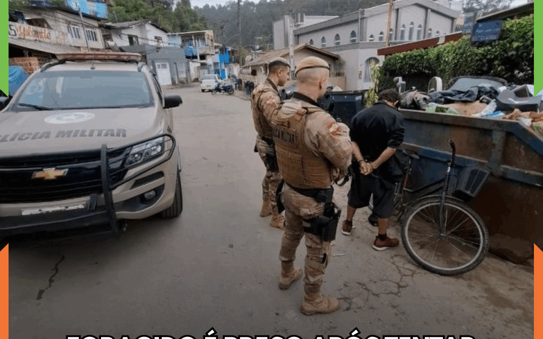 Foragido é preso após tentar enganar policiais durante patrulha no bairro Ressacada, em Itajaí