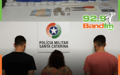 66 KG DE MACONHA APREENDIDOS EM ITAJAÍ: Trio é preso durante operação da Polícia Militar