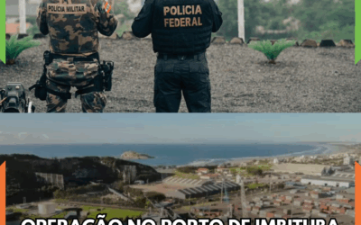 Operação no Porto de Imbituba apreende 270 kg de cocaína escondidos em navio