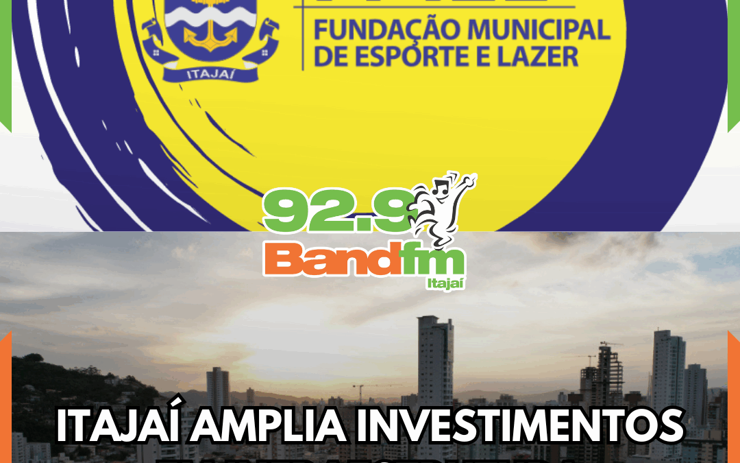Itajaí amplia investimentos em infraestrutura esportiva para o município