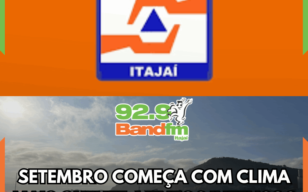 Setembro começa com clima quente, ventos intensos e chuva diária no Litoral