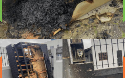 ABSURDO! Vandalismo envolvendo incêndio e descarte irregular de móvel assusta moradores no bairro Cordeiros; Associação dos Moradores já trabalham no caso