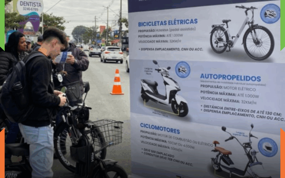 Codetran inicia fiscalização de bicicletas elétricas e autopropelidos em Itajaí na próxima segunda-feira (22)
