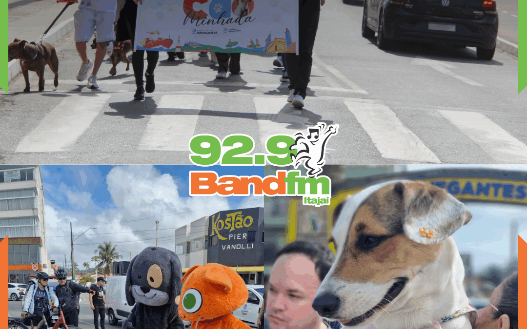 Cãominhada 2025 reúne tutores e pets pela causa animal em Navegantes