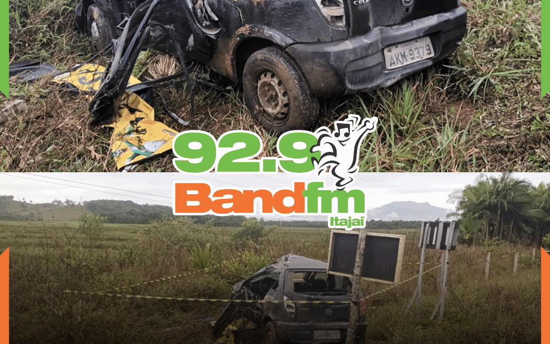 Motorista perde controle e bate carro na SC-417, em Garuva