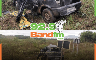 Motorista perde controle e bate carro na SC-417, em Garuva