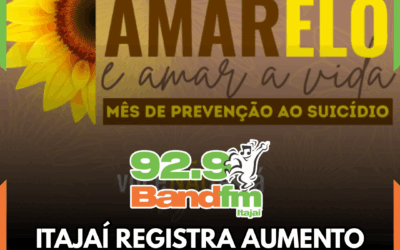 Itajaí registra aumento de suicídios e reforça ações de prevenção no Setembro Amarelo