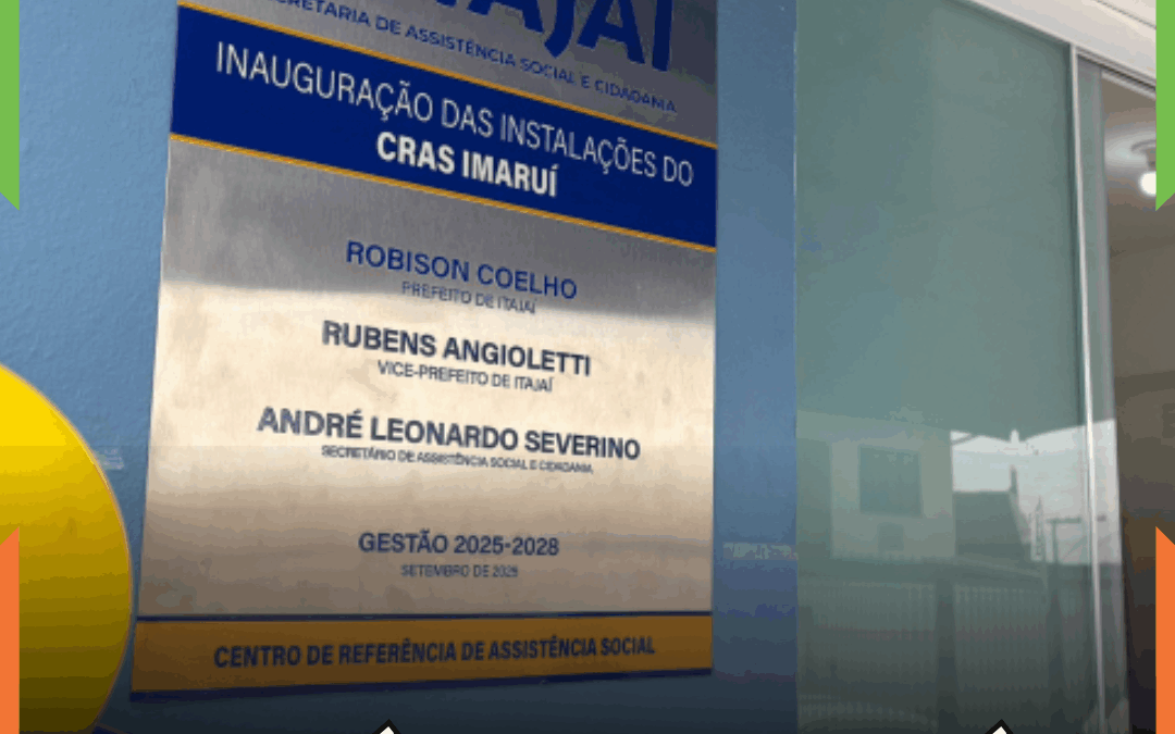 Município economizará quase R$ 300 mil com a sede própria do CRAS Imaruí