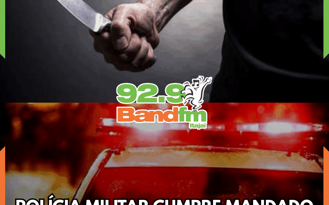 Polícia Militar cumpre mandado de prisão e prende suspeito de tentativa de homicídio em Itajaí