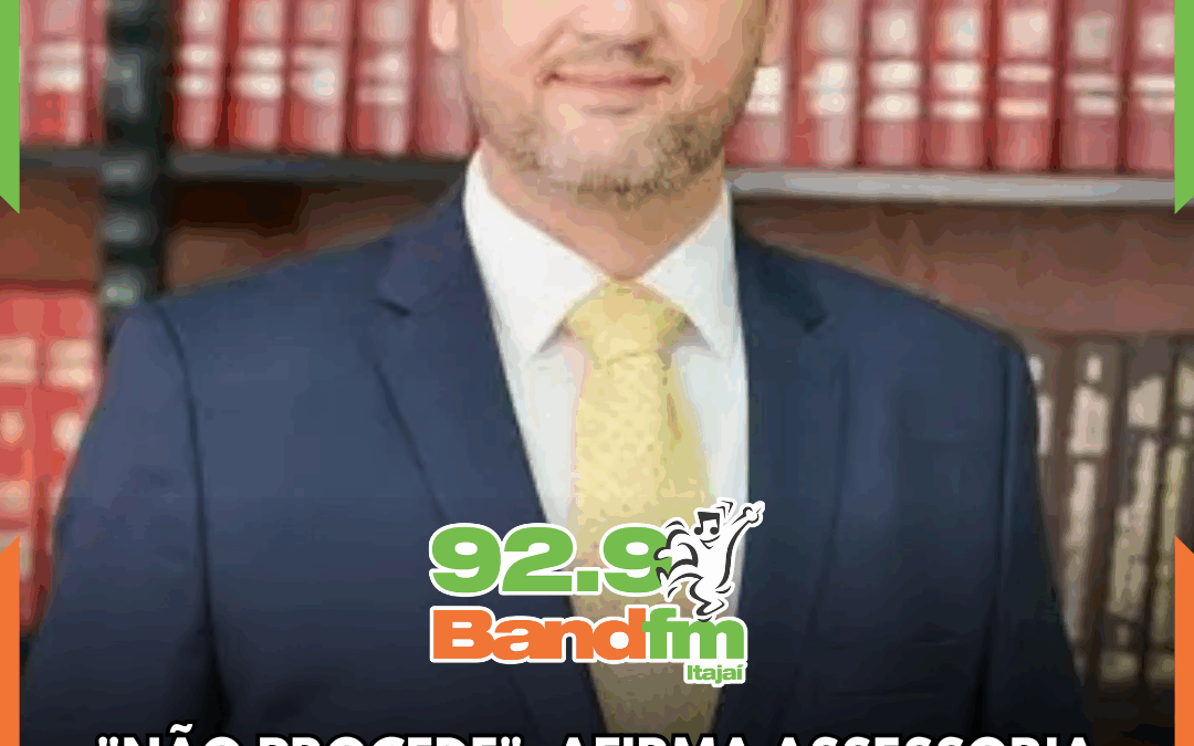 Assessoria do Porto de Itajaí, em contato com o Jornalismo da Band FM, informou que não procede a saída do Superintendente do Porto, João Paulo Tavares (PT)