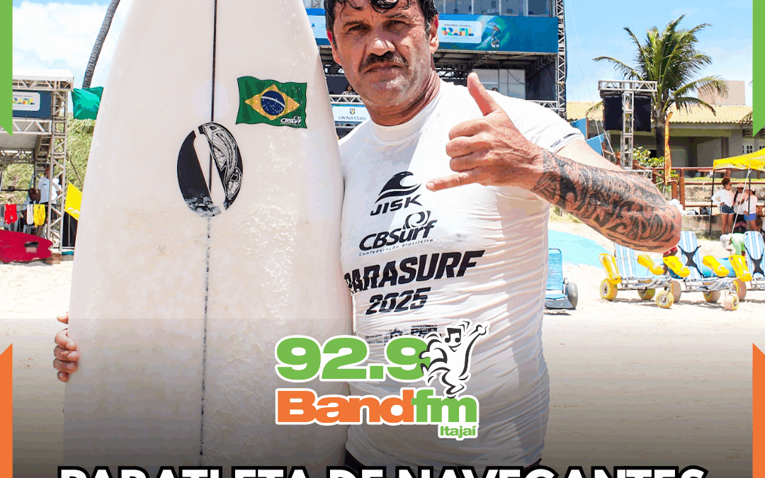 Paratleta de Navegantes é tetracampeão brasileiro de surf