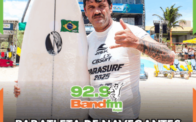 Paratleta de Navegantes é tetracampeão brasileiro de surf