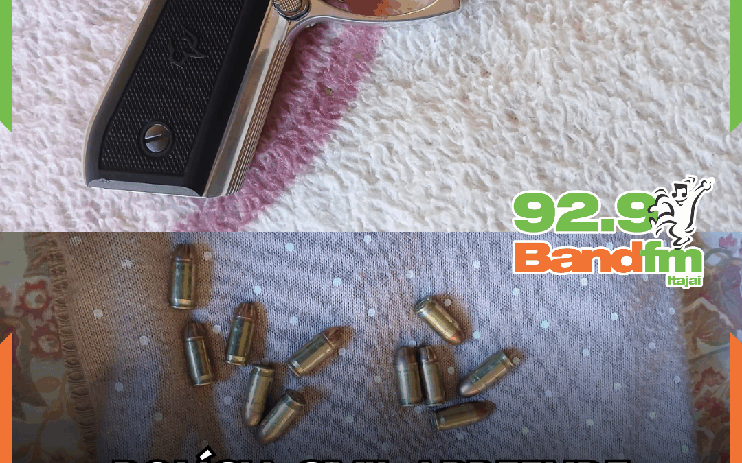 Polícia Civil apreende arma de fogo e munições em Navegantes