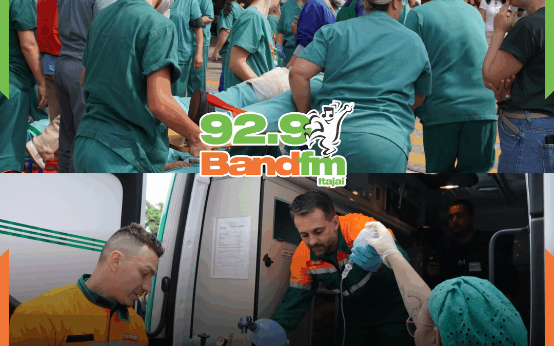 Hospital da Unimed Litoral realiza simulado de atendimento a múltiplas vítimas em Balneário Camboriú