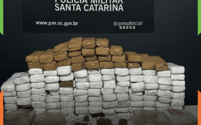 Polícia Militar apreende mais de 89 quilos de drogas e prende homem no bairro Dom Bosco, em Itajaí