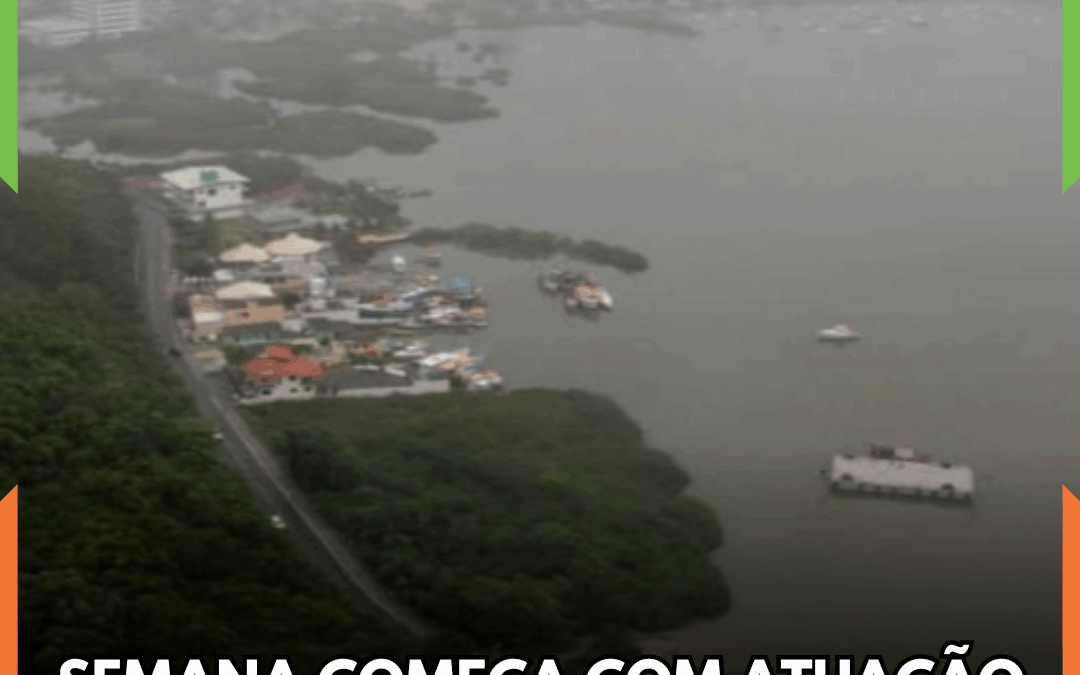 Semana começa com atuação de frente fria em Itajaí