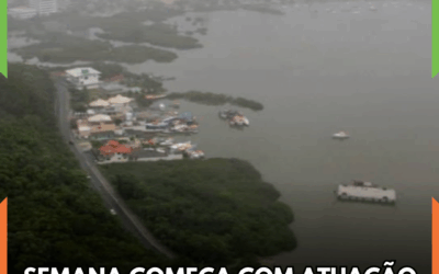Semana começa com atuação de frente fria em Itajaí