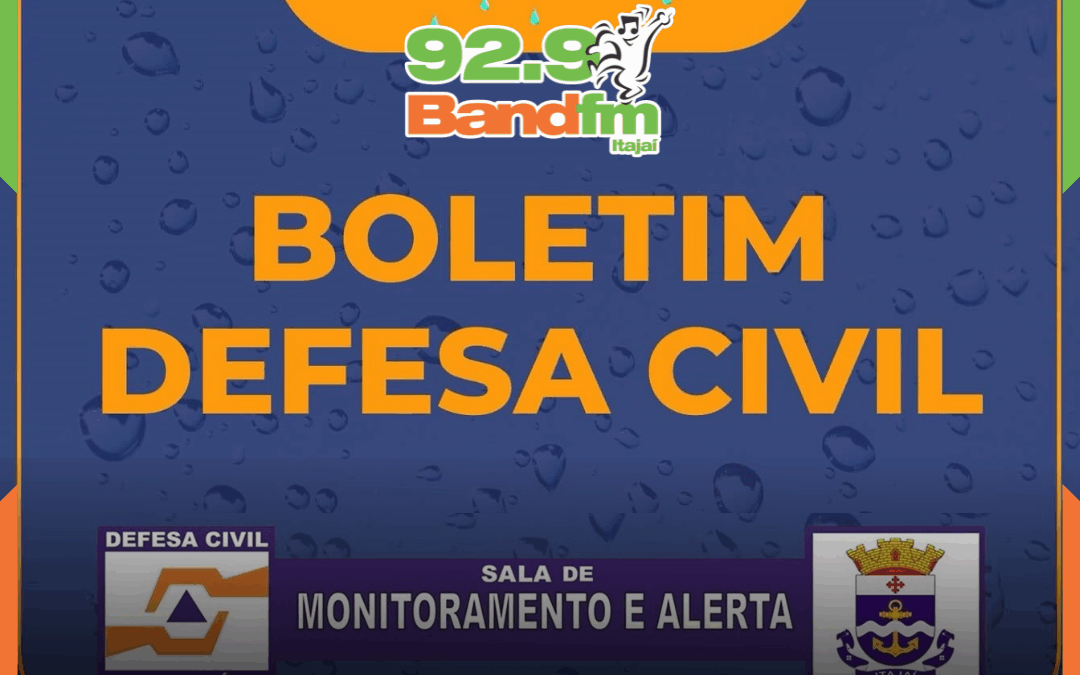 Frente fria neste final de semana deve trazer temporais e riscos de alagamentos no domingo em Itajaí