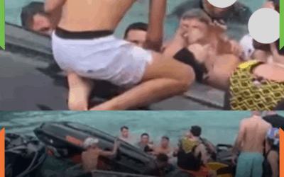 Mulher tem cabelo sugado por moto aquática e sofre ferimento grave em Porto Belo