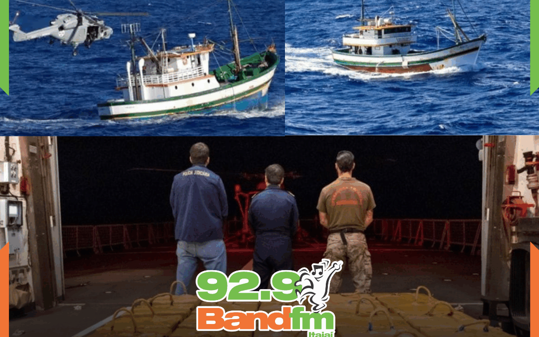 Forças de segurança de Portugal interceptam 7 toneladas de cocaína em barcos que participam de Itajaí