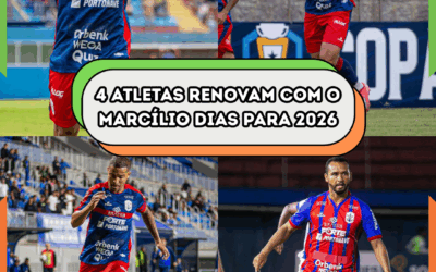 Quatro atletas renovam com o Marcílio Dias para 2026