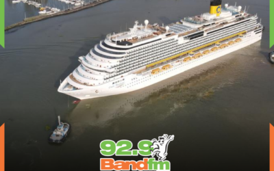 Itajaí abre oficialmente a temporada de cruzeiros nesta quinta-feira (04), recebendo quase 4 mil passageiros