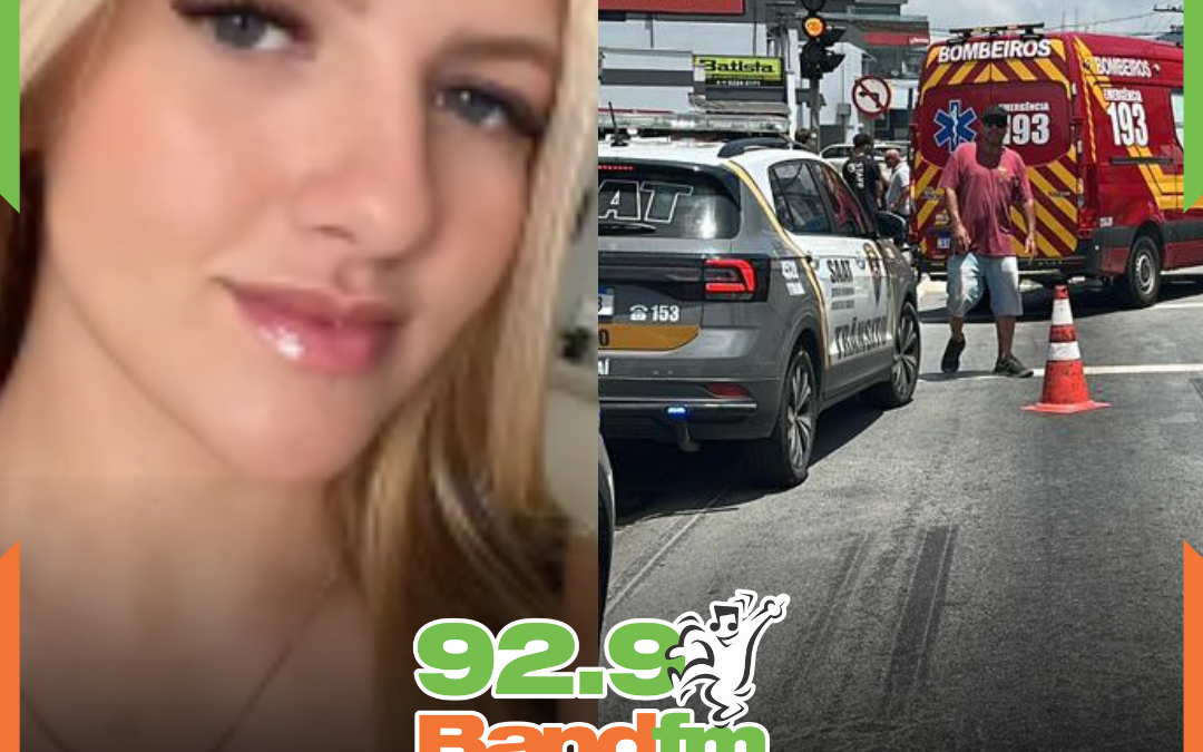 Identificada a motociclista que veio à óbito após ser atropelada por caminhão em Itajaí