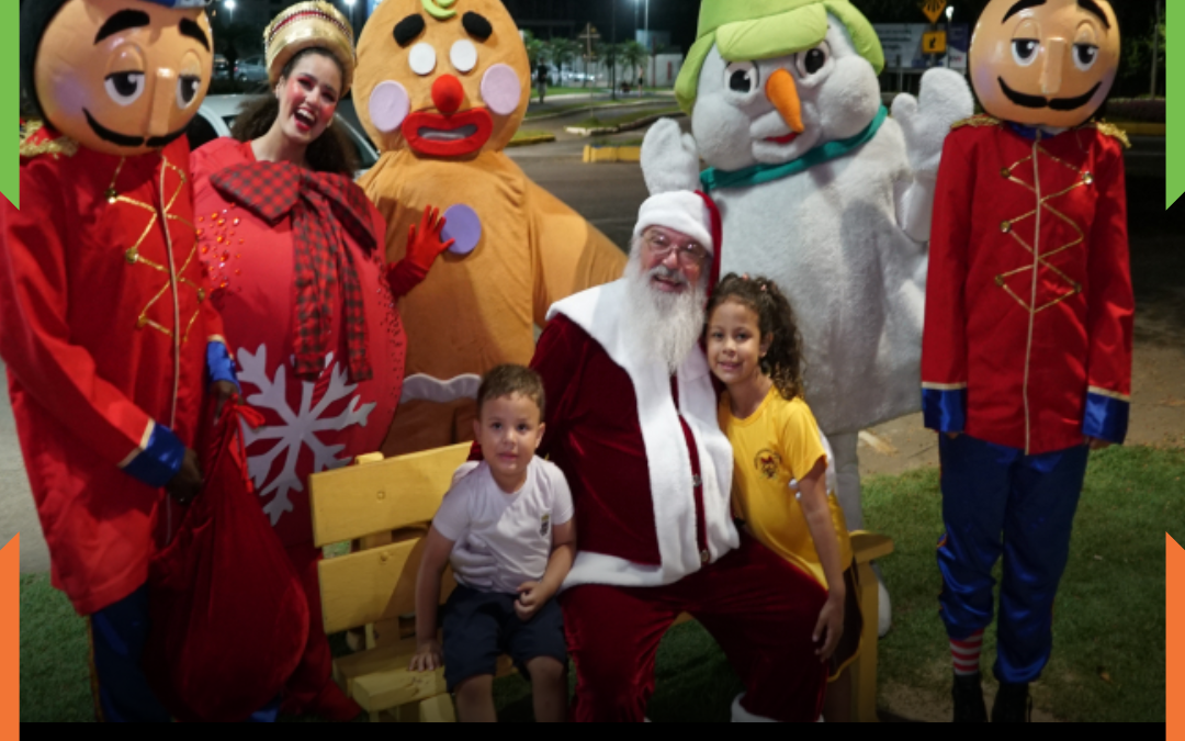 Papai Noel desembarca no Portal II para encantar a comunidade nesta terça-feira (9), em Itajaí