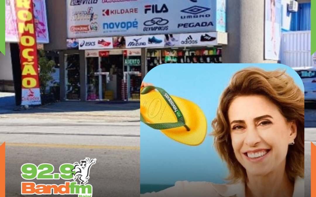 Empresário de Brusque vende Havaianas a R$ 1,00 em protesto e afirma: “não me arrependo”