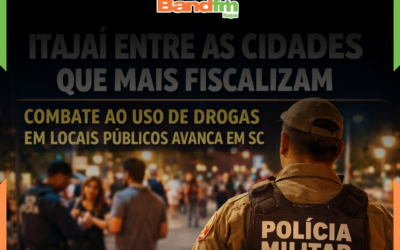 Itajaí soma mais de 330 multas por uso de drogas em locais públicos