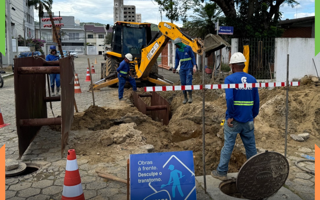 AÍ SIM! Itajaí avança na ampliação da rede de esgoto com obras em diversos bairros