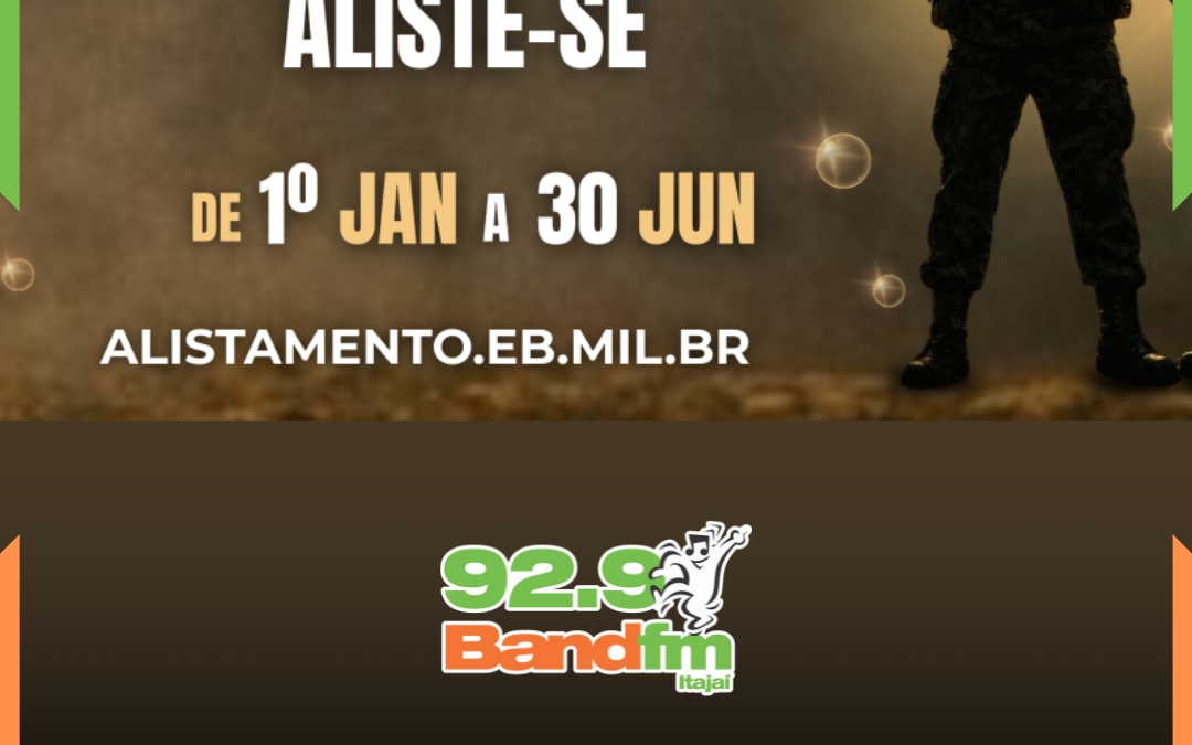 Jovens que completam 18 anos em 2026 devem realizar o alistamento militar obrigatório