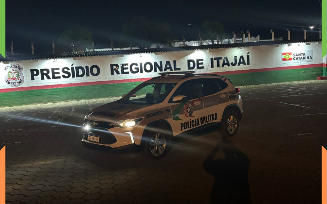 Foragido por homicídio é recapturado pela Polícia Militar durante operação em Itajaí