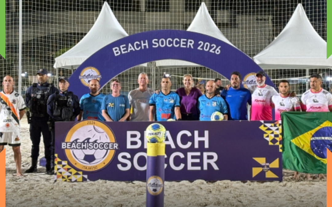 Primeiro dia do municipal de Beach Soccer termina com 29 gols marcados em Itajaí