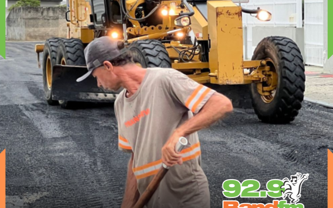 Duas novas ruas recebem asfalto em Itajaí