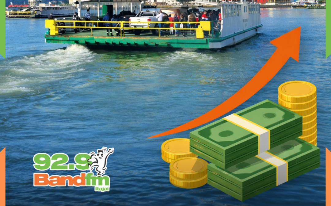 MAIS CARO! Nova tarifa do Ferry Boat entre Itajaí e Navegantes está em vigor