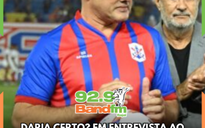 DARIA CERTO?👀 Em entrevista ao Band Notícias, Prefeito de Itajaí, Robison Coelho, afirma que sonha em um dia ser o Presidente do Marcílio Dias