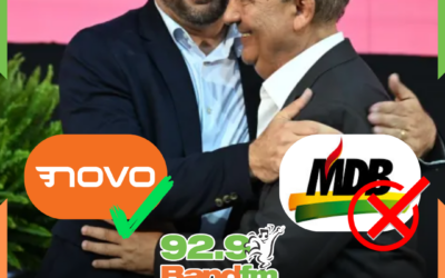 Jorginho Mello vira a chave, escanteia o MDB e quer Prefeito Joinville, do NOVO, como seu vice no estado