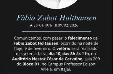 NOTA DE PESAR: FÁBIO ZABOT HOLTHAUSEN